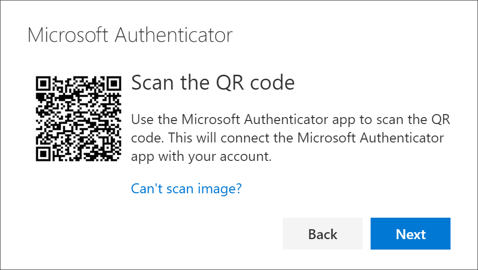 authenticator app QR code